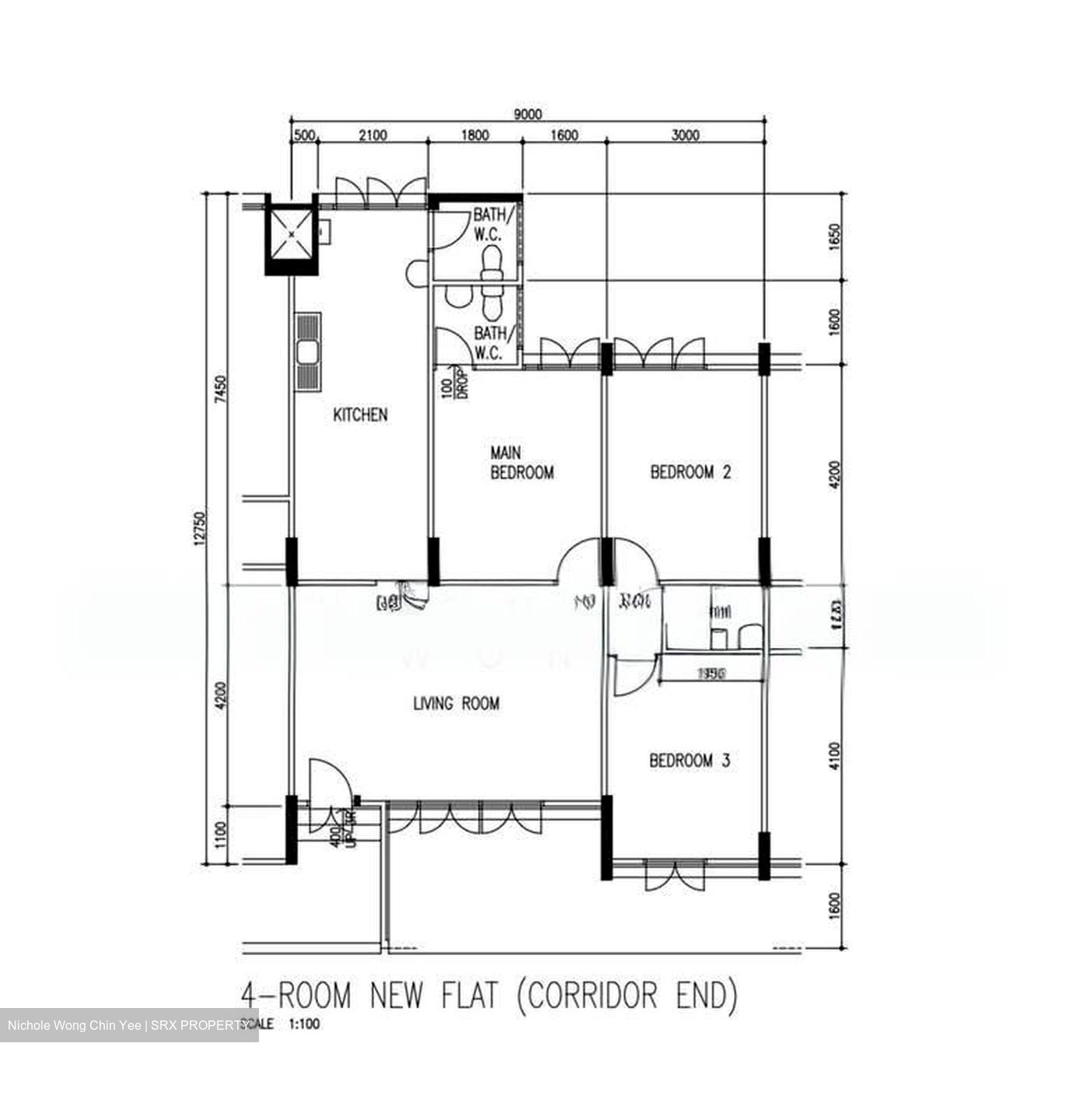 Blk 113 Eunos Vista (Bedok), HDB 4 Rooms #529744271